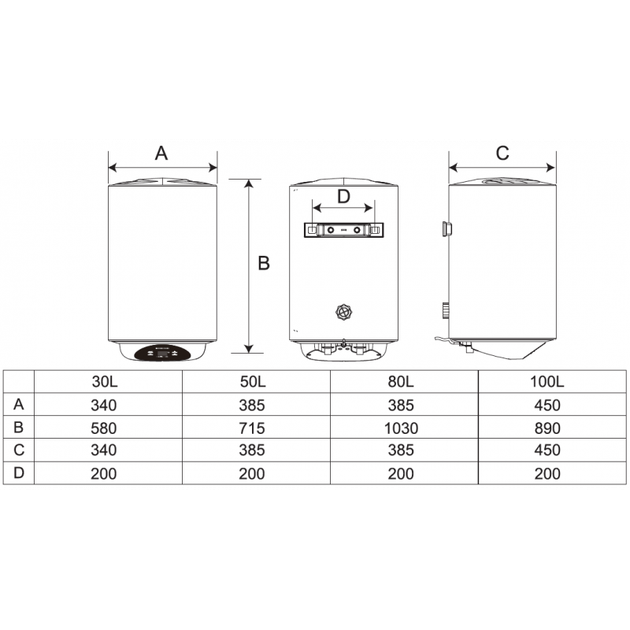 Водонагреватель WetAir MWH1-80L - Фото 6 Водонагреватель WetAir MWH1-80L - изображение 6