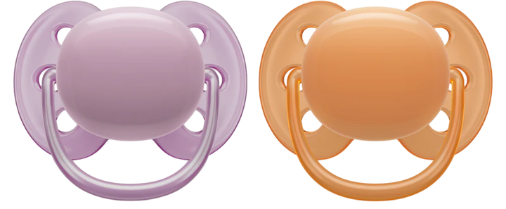 Smoczek Philips Avent Ultra Soft 6-18 m neutral SCF091/33 2 szt (8720689016568) - obraz 1