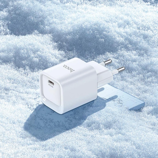 Адаптер мережевий HOCO Charm single port PD charger C146A |1Type-C, 20W/3A, PD/QC| - Фото 5 Адаптер мережевий HOCO Charm single port PD charger C146A |1Type-C, 20W/3A, PD/QC| - зображення 5