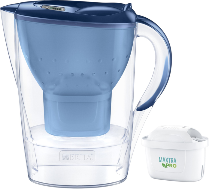 Dzbanek filtrujący Brita Marella Niebieski + 3 wkłady Maxtra Pro Pure Performance - obraz 1
