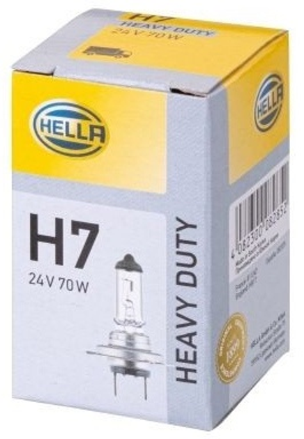 Автомобільна лампа Hella Heavy Duty H7 70 Вт 24 В (8GH007157241) - зображення 1