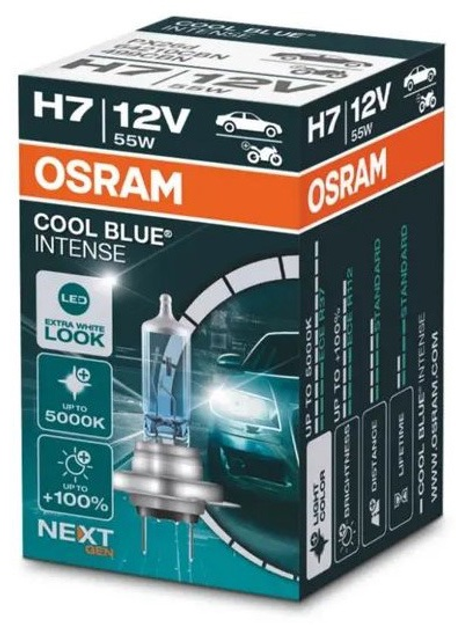 Автомобільна лампа Osram Cool Blue Intense Next Gen H7 12 В (64210CBN) - зображення 1