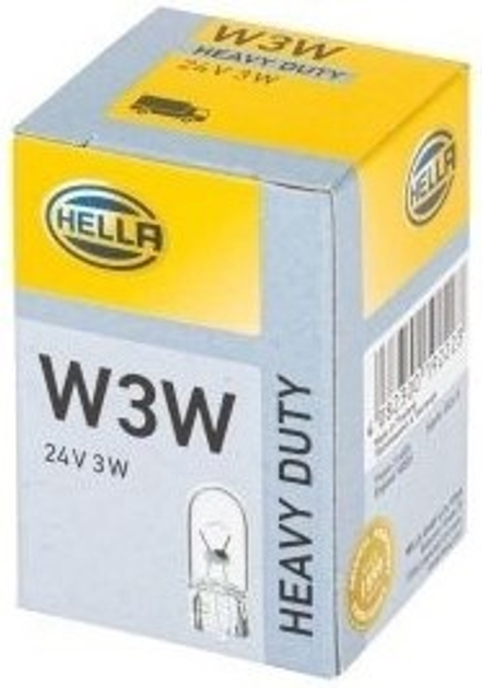Автомобільна лампа Hella Heavy Duty W3W 24 В (8GP003594241) - зображення 1