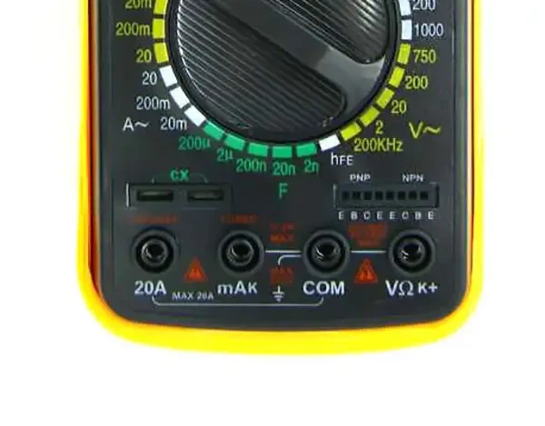 Цифровий мультиметр DT9207A вольтметр / амперметр / тестер 2302 - зображення 8