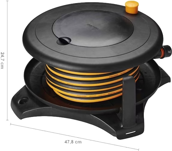 Котушка зі шлангом Fiskars Solid M 20 м (1057238) - зображення 5