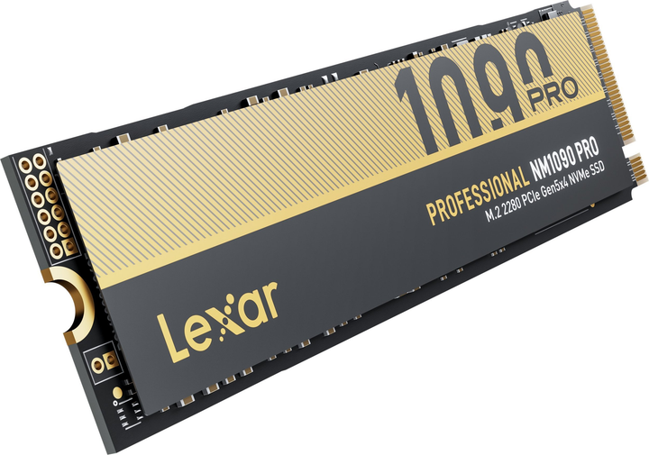 SSD диск Lexar Professional NM1090 PRO 1TB M.2 2280 NVMe PCIe 5.0 x4 3D NAND TLC (LNM109P001T-RNNNG) - зображення 3