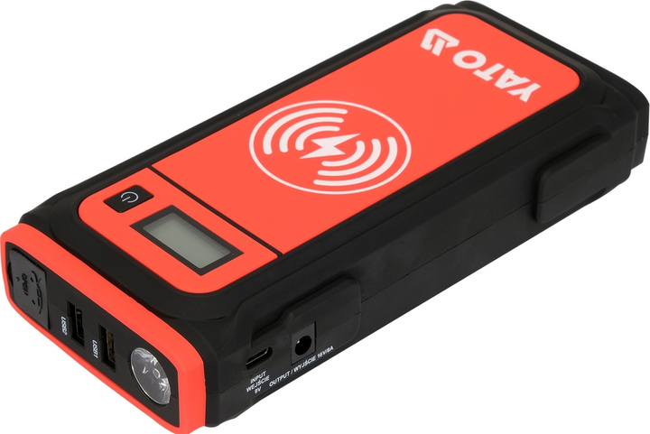 Urządzenie rozruchowe-power bank YATO z wyświetlaczem LCD 16000 mAh (YT-83085) - obraz 1