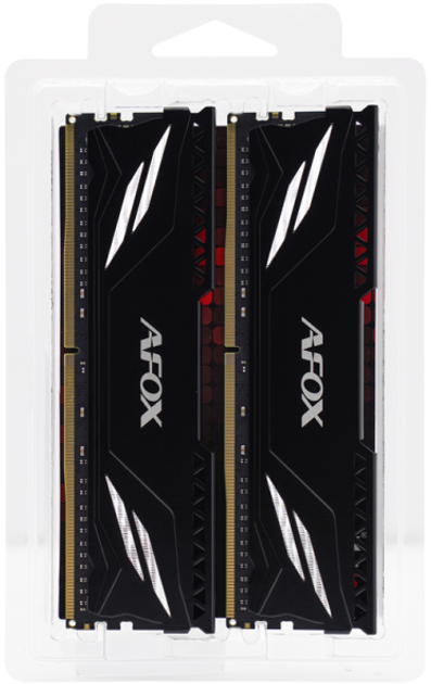 Оперативна пам'ять AFOX Gaming UDIMM DDR4-3200 32768MB (2x16384MB) PC4-25600 Black (AFLD432PH1CADB) - зображення 4