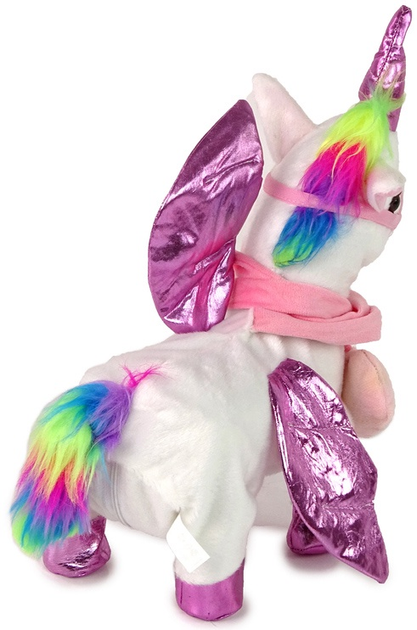 Єдиноріг LEAN Toys з рожевими крилами Білий 12686 (5905214977245) - зображення 3