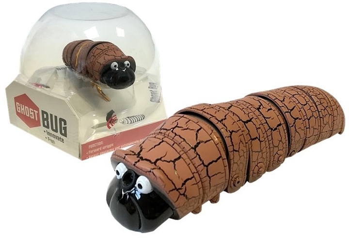 Gąsienica LEAN Toys na podczerwień Brązowa 4017 (5907625580113) - obraz 2