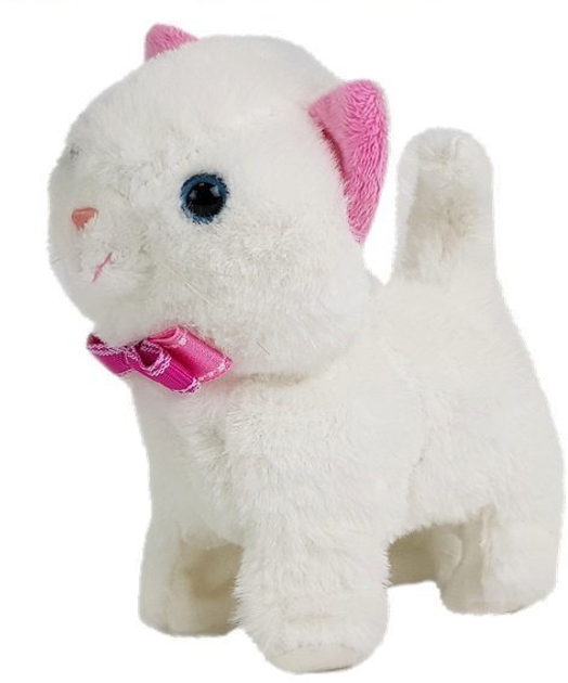Кіт LEAN Toys ходить і співає на батарейках Білий 7182 (5905214973353) - зображення 4