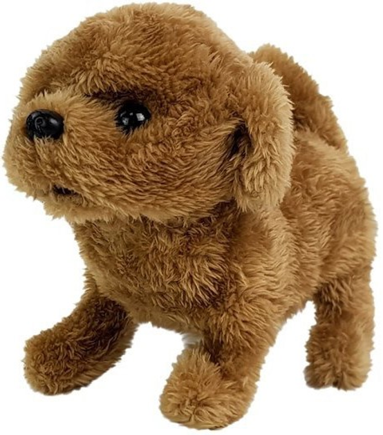 Песик LEAN Toys рухається та видає звуки на батарейках Коричневий 7347 (5905214973377) - зображення 4