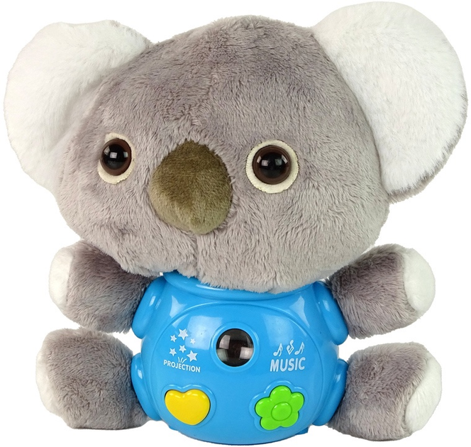 Koala LEAN Toys z projektorem oraz dźwiękami Szara 15367 (5905515357531) - obraz 3