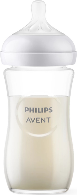 Скляна пляшечка для годування Philips AVENT Natural Response 240 мл 1м+ SCY933/01 (8710103990772) - зображення 3
