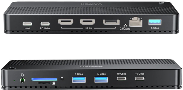Stacja dokująca Unitek 13-in-1 USB-C 8K 100W PD (D1104A01) - obraz 3