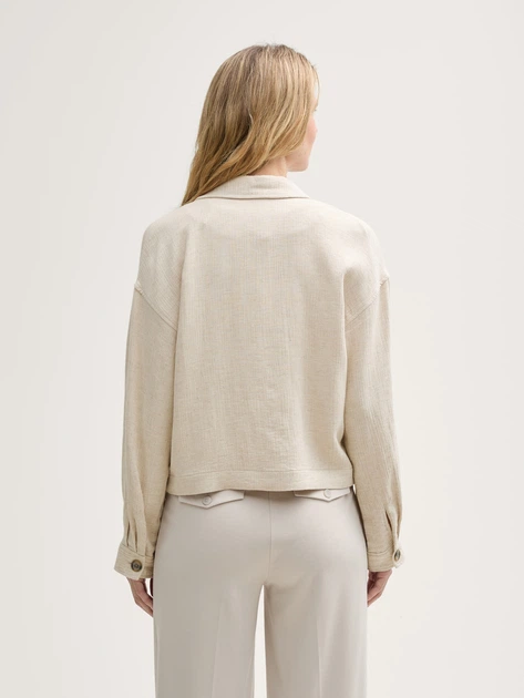 Піджак Tom Tailor 1046184 S Бежевий - зображення 5