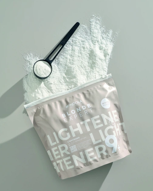 Proszek do rozjaśniania włosów Indola Blonde Expert Lightener 9+ White 450 g (4067971102931) - obraz 4