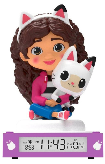 Нічник Kids Euroswan Gabby's Dollhous з будильником 3D (8435507886680) - зображення 2