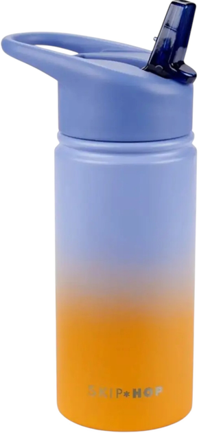 Butelka termiczna Skip Hop Wander Ombre Blue z ustnikiem 450 ml (197233194306) - obraz 1