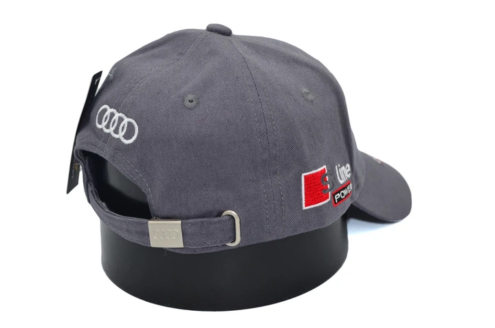 Кепка Sport Line з автомобільним логотипом Audi 55-58 см сіра (S 0919-1049) - Фото 4 Кепка Sport Line з автомобільним логотипом Audi 55-58 см сіра (S 0919-1049) - зображення 4