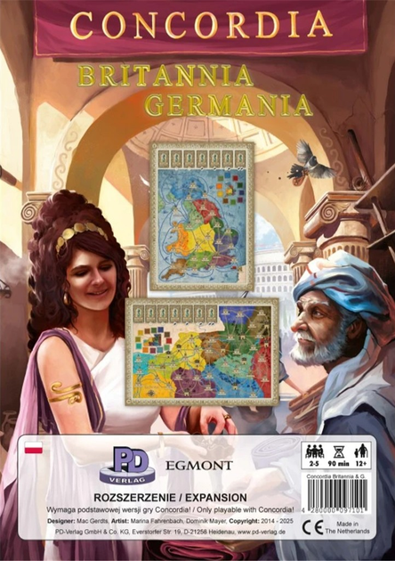 Додаток до настільної гри Concordia: Britannia/Germania (4280000097101) - зображення 1