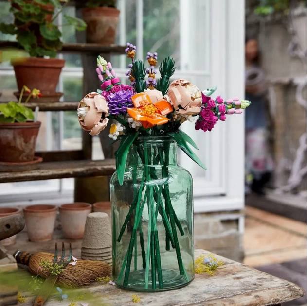 Конструктор букет цветов Botanical 756 деталей - изображение 4