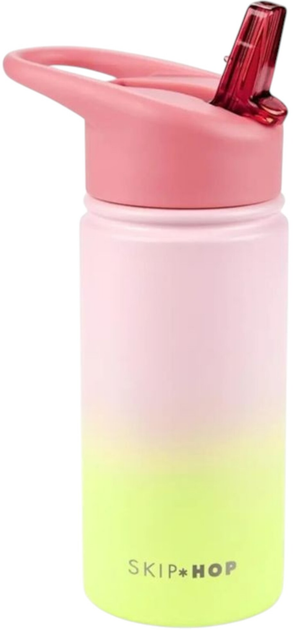 Butelka termiczna Skip Hop Wander Ombre Pink z ustnikiem 450 ml (197233194368) - obraz 1