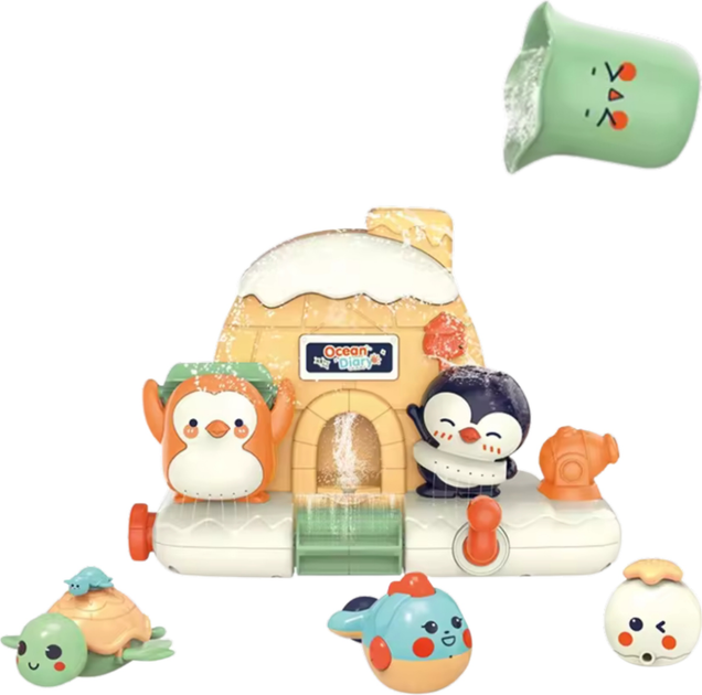Zestaw do kąpieli LEAN Toys Zwierzęta morskie 22655 (5905991050049) - obraz 3