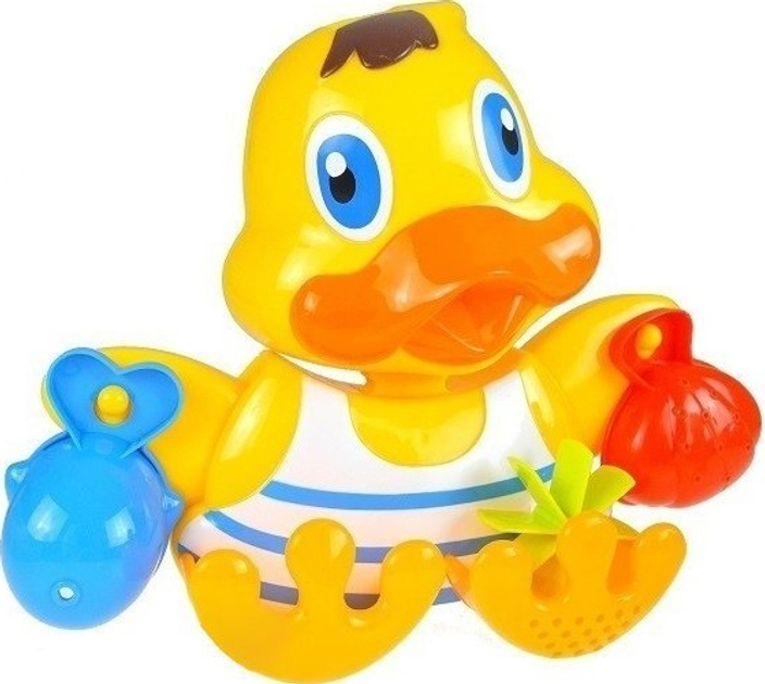 Zestaw do wanny LEAN Toys kaczuszka z kubeczkami 1154 (5905884455760) - obraz 3