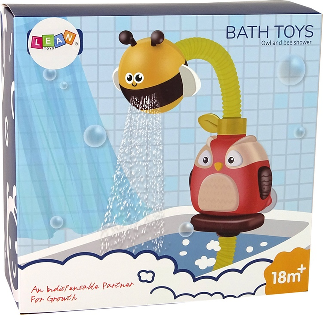 Zabawka do kąpieli LEAN Toys Sówka z pszczółkami 13271 (5905323214736) - obraz 1
