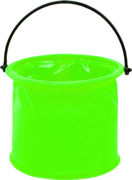 Wiaderko LEAN Toys składane Zielone 20208 (5905991023937) - obraz 1