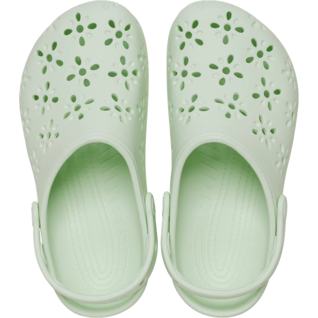 Женские сабо Crocs Classic Floral Cut-Out Clog 38 Светло-зеленый 210927 - Фото 2 Женские сабо Crocs Classic Floral Cut-Out Clog 38 Светло-зеленый 210927 - изображение 2