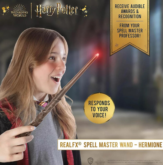 Różdżka magiczna Wow! Stuff Wizarding World Real FX Harry Potter Hermiona 41 cm (5055394025202) - obraz 4