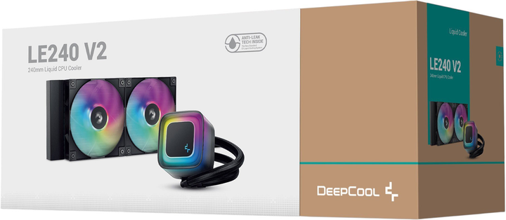 System chłodzenia wodą Deepcool LE240 V2 Black (R-LE240-BKAMMC-G-2) - obraz 6