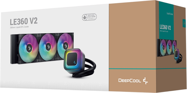 Система водяного охолодження Deepcool LE360 V2 Black (R-LE360-BKAMMC-G-2) - зображення 6