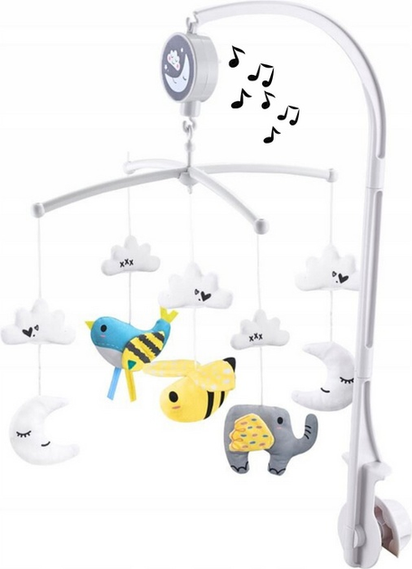 Karuzela do łóżeczka LEAN Toys Pozytywka 15955 (5905679075012) - obraz 3