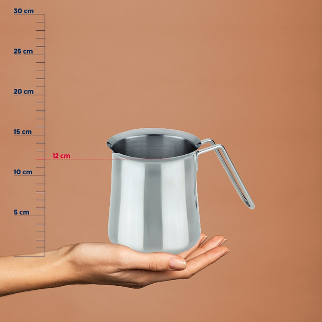 Garnuszek na mleko Kela Herta stalowy (10901) 700 ml (4025457109010) - obraz 4