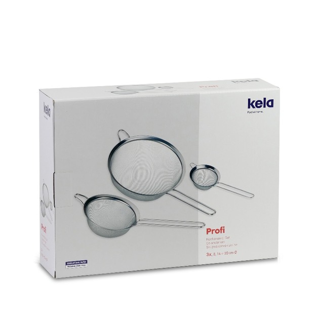 Zestaw sitek Kela Profi metalowych (11074) 3 szt (4025457110740) - obraz 5