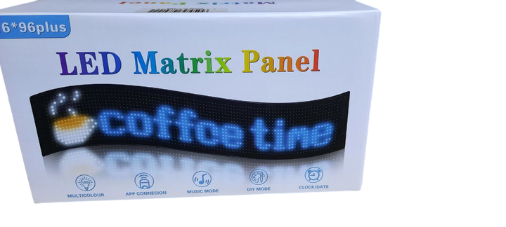 Гибкий светодиодный экран Matrix Panel с управлением через APP и Wi-Fi (192 мм × 898 мм) - Фото 1 Гибкий светодиодный экран Matrix Panel с управлением через APP и Wi-Fi (192 мм × 898 мм) - изображение 1