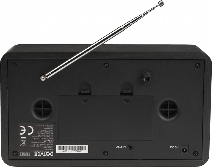 Odbiornik radiowy Denver DAB-18 Darkgrey (5706751042867) - obraz 7