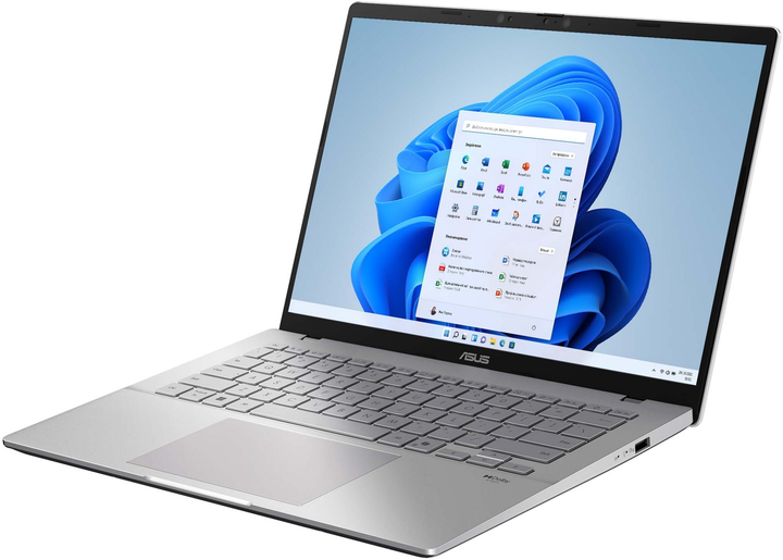 Laptop ASUS VivoBook S 14 S3407VA-LY031W Cool Silver (90NB1681-M00200) - obraz 4