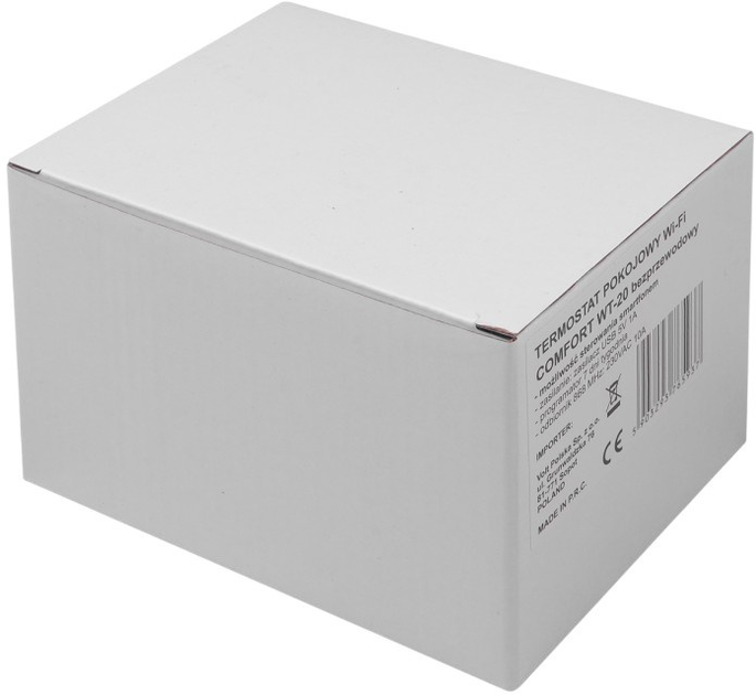 Кімнатний термостат Volt Polska Comfort WT-20 (3ZTERWT20W) - зображення 5