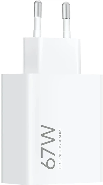 Зарядний пристрій Xiaomi 67W HyperCharge (USB-A) White (BHR07SKEU) - Фото 1 Зарядний пристрій Xiaomi 67W HyperCharge (USB-A) White (BHR07SKEU) - изображение 1