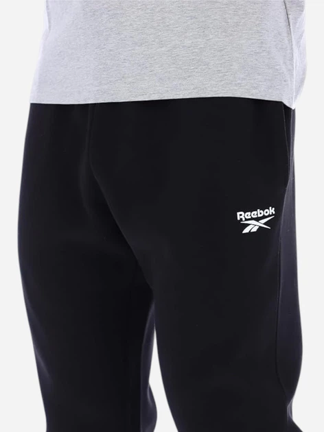 Спортивні штани чоловічі Reebok Andre Small Logo Cuffed Pan 100240231 L Чорні (1200175273332) - зображення 4