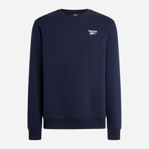Світшот чоловічий Reebok Kai Small Logo Crewneck Swe 100240741 S Темно-синій (1200175386537) - зображення 1