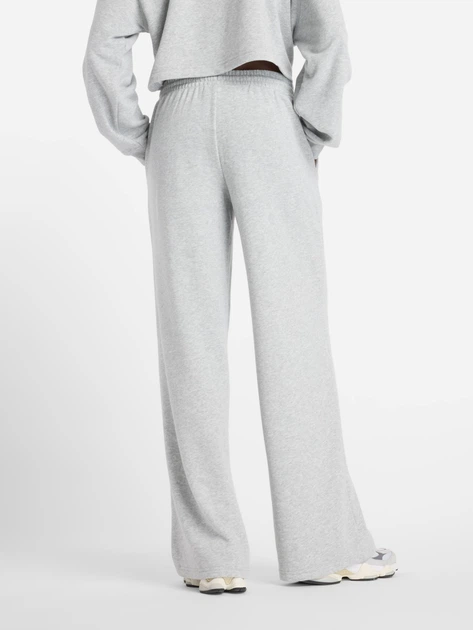Спортивные штаны на флисе женские New Balance Coastal Fleece WP51503AGT XL Светло-серые (197968482068) - изображение 2