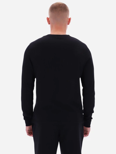 Лонгслів чоловічий Reebok Enzo Small Logo Crew 100240835 XL Чорний (1200175432616) - зображення 2