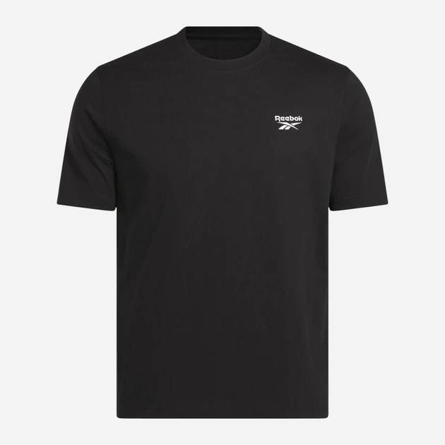 Koszulka męska bawełniana Reebok Cody Small Logo Crew Neck S 100240910 XL Czarna (1200175470809) - obraz 4