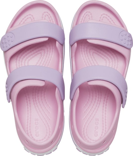 Дитячі сандалії CROCS CROCBAND CRUISER SANDAL T KIDS 24 Світло-рожевий 209424 - зображення 10