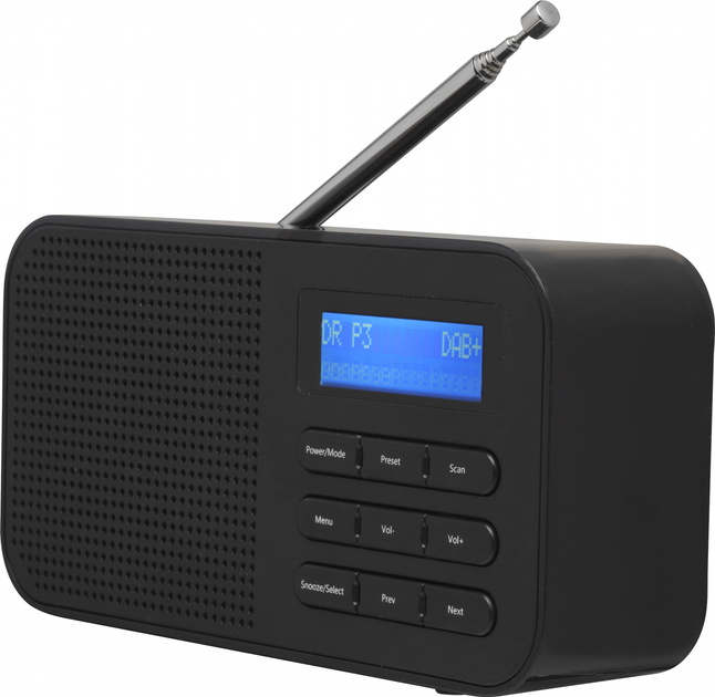 Odbiornik radiowy Denver DAB-42 Black (5706751038792) - obraz 2